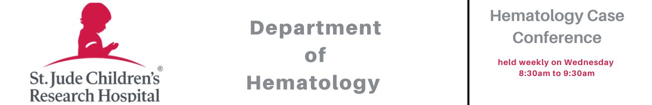 Hematology Case Conference Series Banner